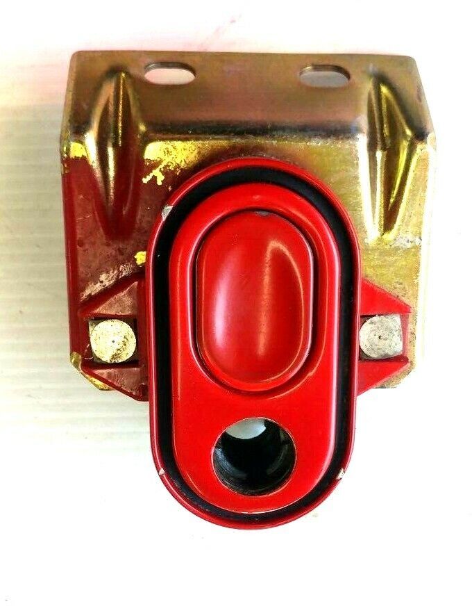 FERRARI 348 PARTS LEFT DOOR OPENING PUSH BUTTON WITH BRACKET 62108810