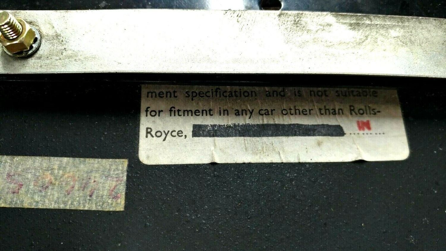 ROLLS ROYCE SILVER SHADOW CORNICHE CENTER CONSOLE PIONEER 8 TRACK GENUINE