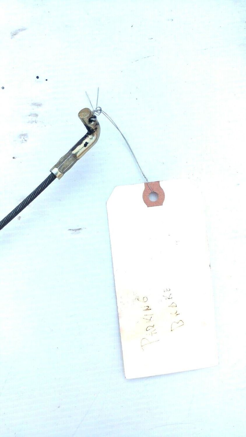 FERRARI 348 PARTS parking brake CABLE FROM LEVER TO REAR CABLES 141219