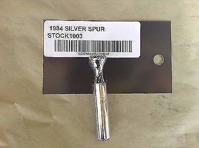81 to 99 ROLLS ROYCE SILVER SPIRIT, SPUR DOOR LOCK PLUNGER ROD chrome pull knob
