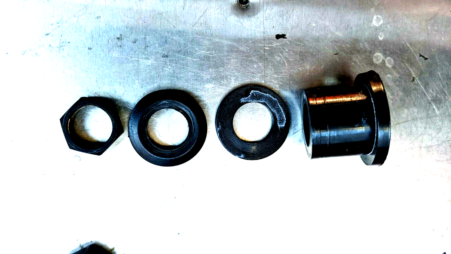 FERRARI 308 PARTS WINDSCREEN WIPER LINKAGE TRANSMISSION BUSHING AND NUT SET