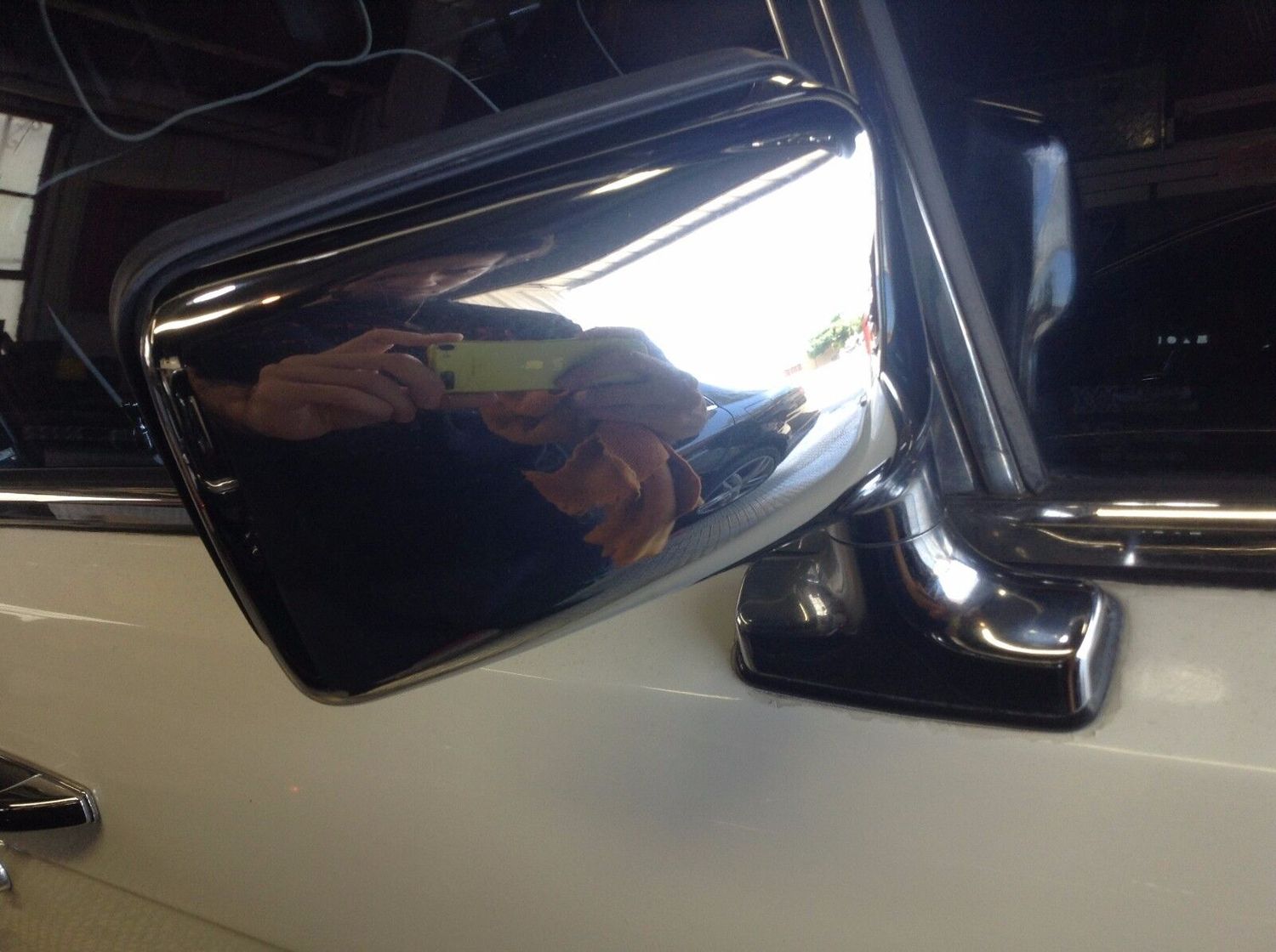 86 ROLLS ROYCE SPIRIT SPUR CHROME RIGHT MIRROR UB43818