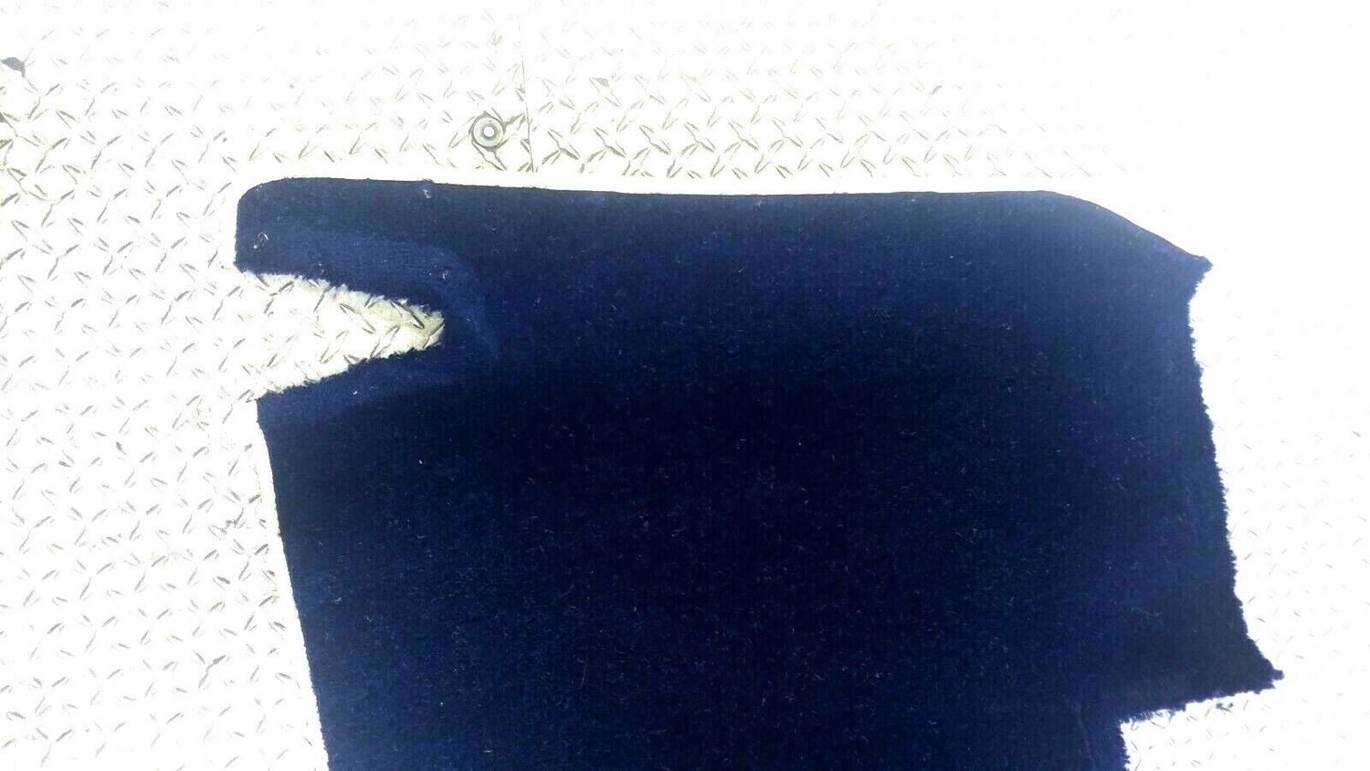 ROLLS ROYCE SILVER SPUR trunk lid upper carpet blue and magnolia