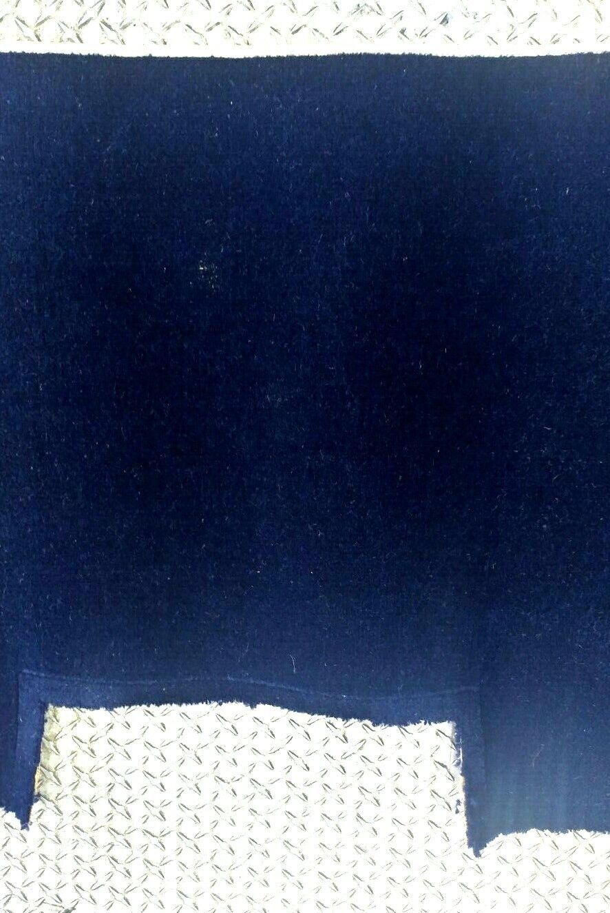 ROLLS ROYCE SILVER SPUR trunk lid upper carpet blue and magnolia