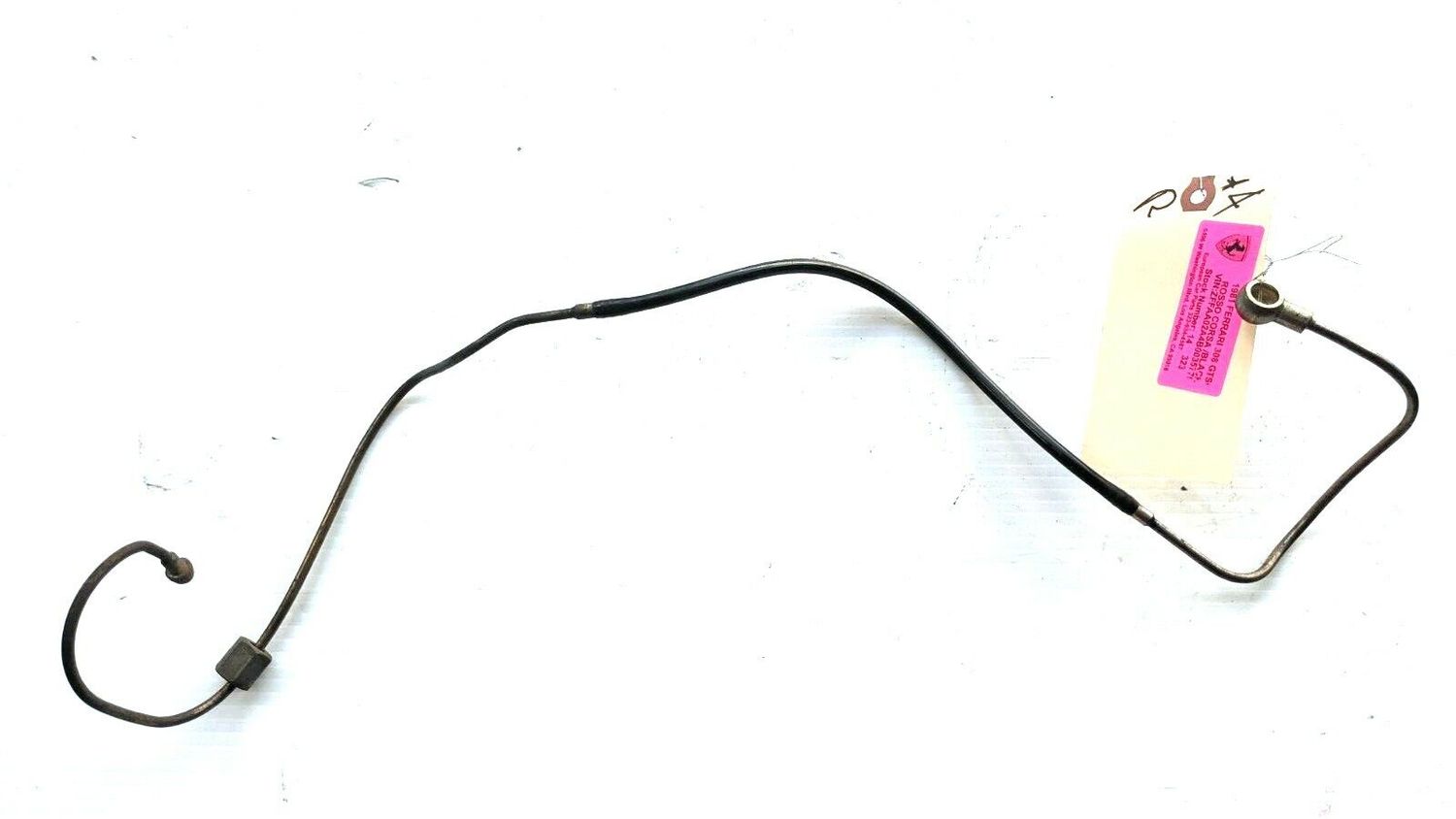 Ferrari 308 FUEL LINE HOSE FROM TOP DISTRIBUTOR TO INJECTOR #4 115323 REAR BANK