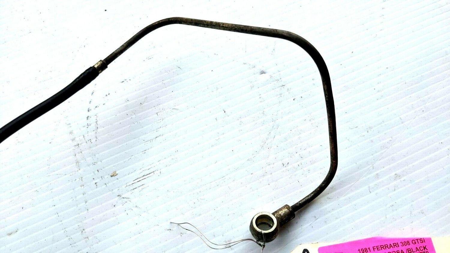 Ferrari 308 FUEL LINE HOSE FROM TOP DISTRIBUTOR TO INJECTOR #3 115322 REAR BANK