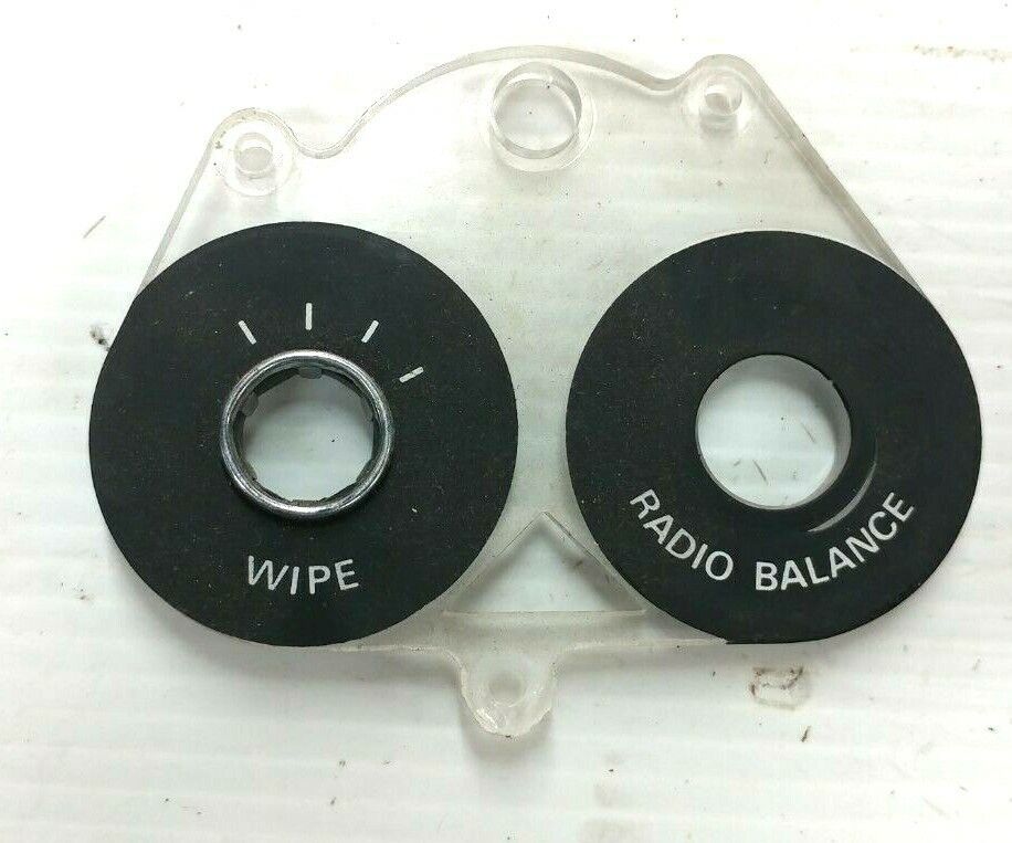 ROLLS ROYCE SILVER SHADOW DASHBOARD RADIO BALANCE WIPER LIGHT PLATE UD17730