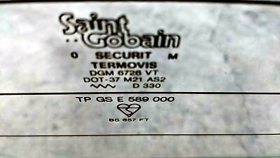 FERRARI 308 GTSi REAR WINDOW GLASS WITH DEFROSTER USA MODEL GENUINE