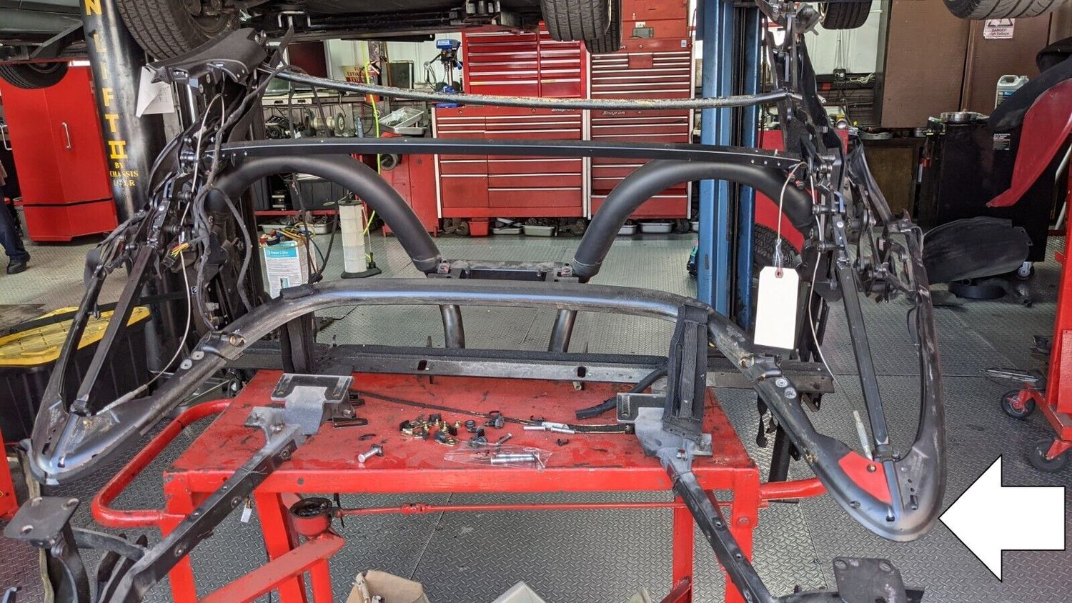 FERRARI 360 SPIDER PARTS CAPOTE CONVERTIBLE TOP RIGHT REAR FRAME CORNER 1R