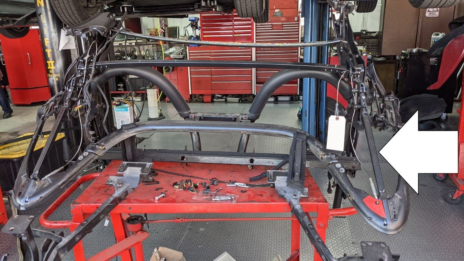 FERRARI 360 SPIDER PARTS CAPOTE CONVERTIBLE TOP RIGHT REAR FRAME SUPPORT 2R