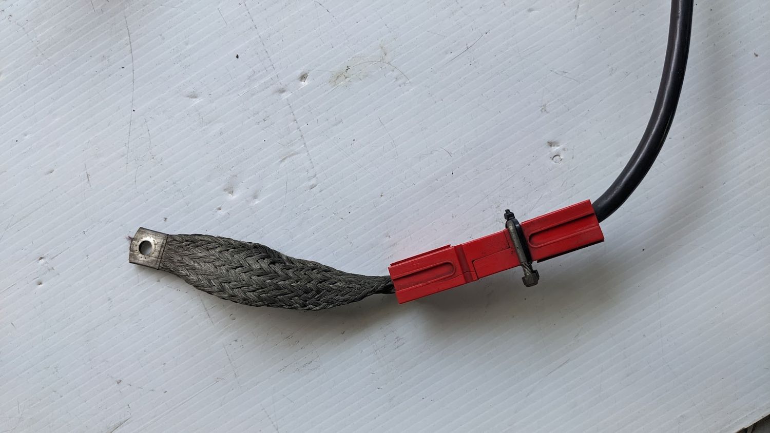 FERRARI 308 PARTS battery CABLE NEGATIVE GROUND QUICK DISCONNECT 115660 COMPLETE
