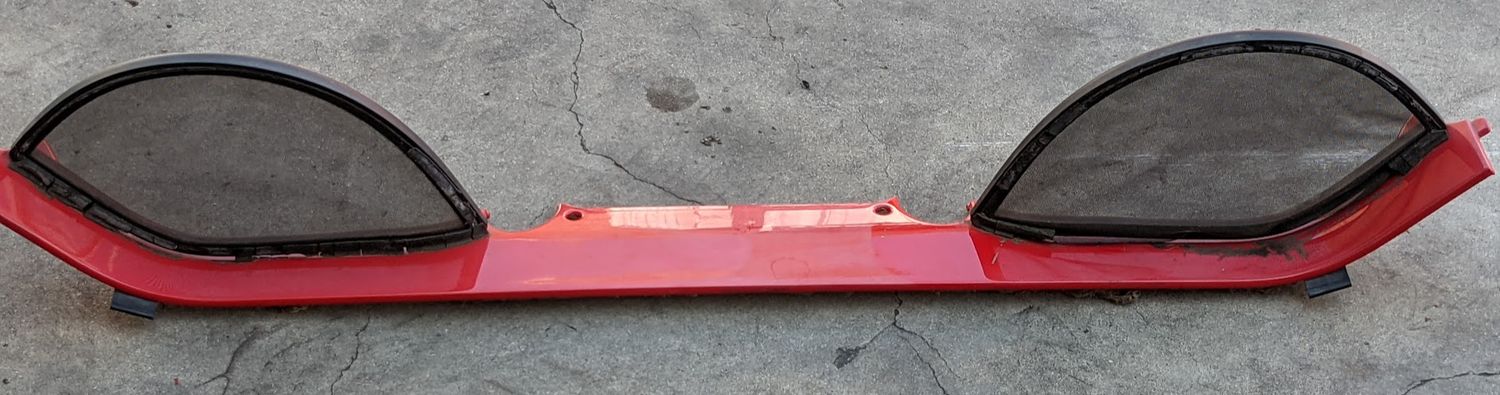 FERRARI 360 SPIDER PARTS CAPOTE CONVERTIBLE TOP ROLL BAR COVER 66461900