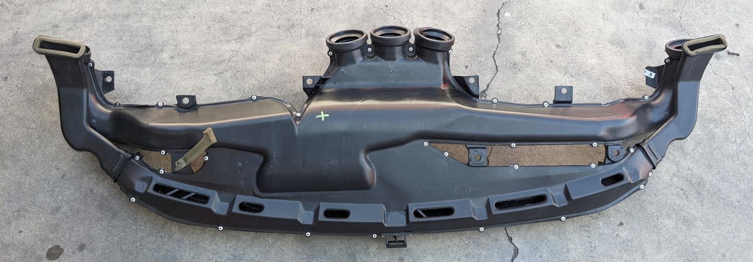Ferrari 360 spider air conditioning vents at Dashboard panel,  63352900