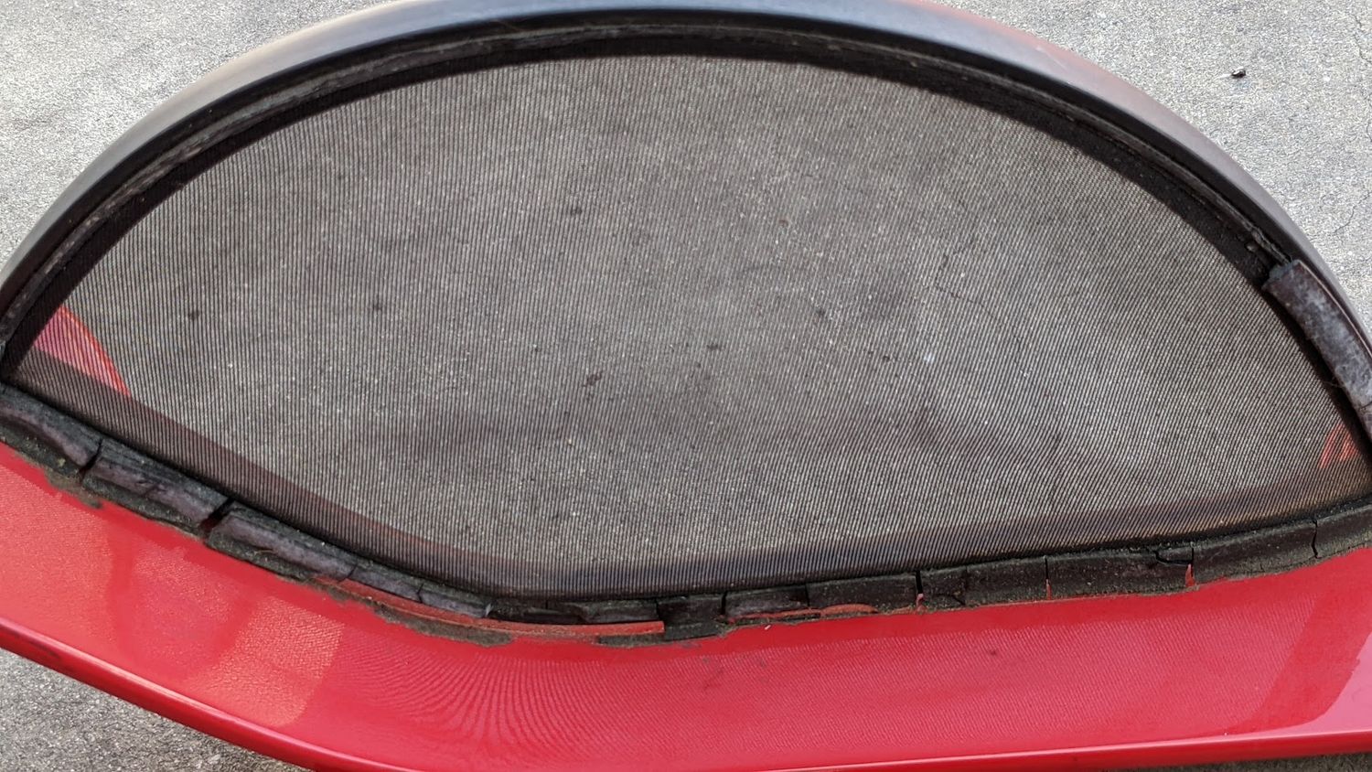 FERRARI 360 SPIDER PARTS CAPOTE CONVERTIBLE TOP ROLL BAR COVER 66461900