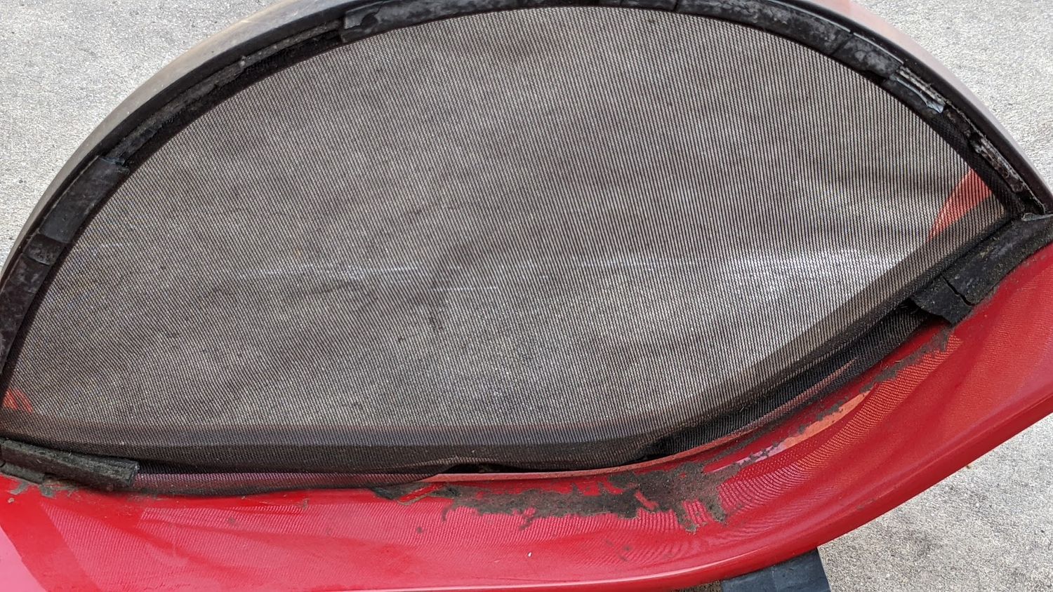 FERRARI 360 SPIDER PARTS CAPOTE CONVERTIBLE TOP ROLL BAR COVER 66461900