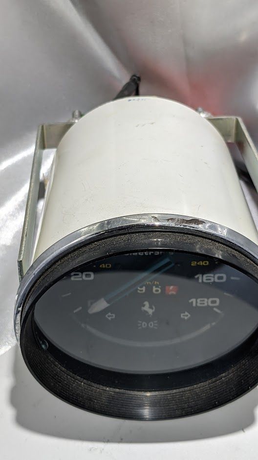 FERRARI 308 PARTS GTS INSTRUMENTS speedometer GAUGE VEGLIA 180MPH USA 117119/U