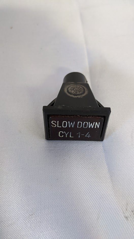FERRARI 308 PARTS GTS CLUSTER INSTRUMENTS WARNING LIGHT SLOW DOWN 1-4