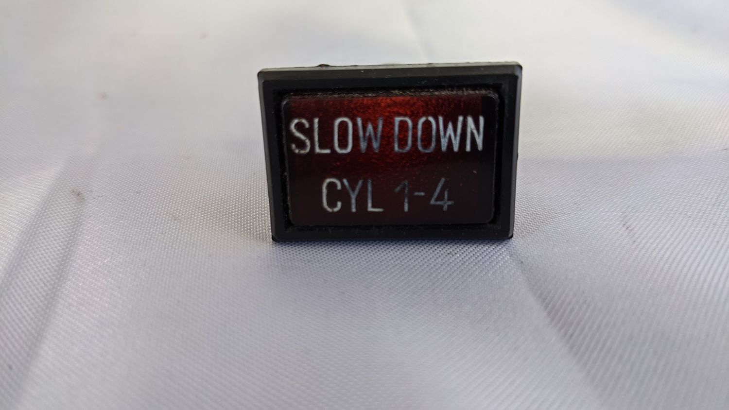 FERRARI 308 PARTS GTS CLUSTER INSTRUMENTS WARNING LIGHT SLOW DOWN 1-4