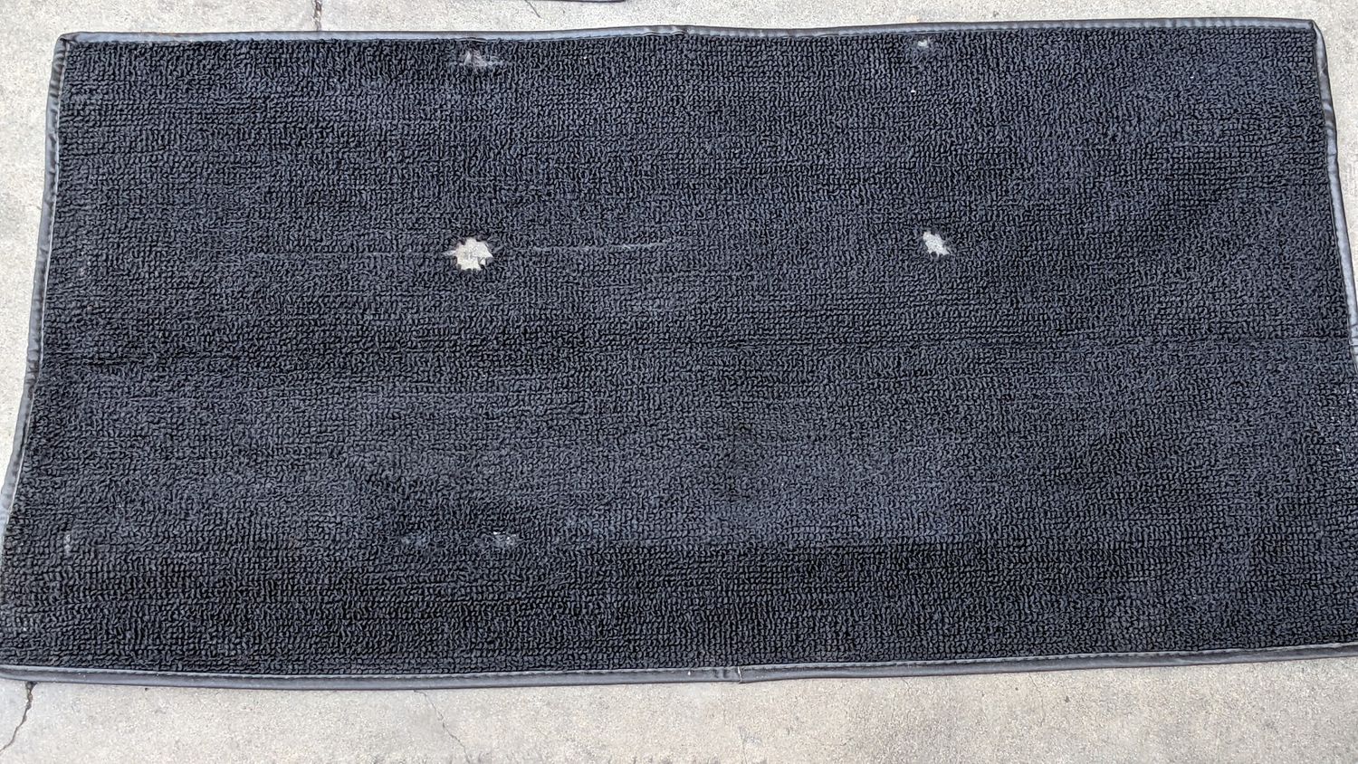 FERRARI 308 GTSi INTERIOR BLACK CARPET REAR TRUNK  CARPET