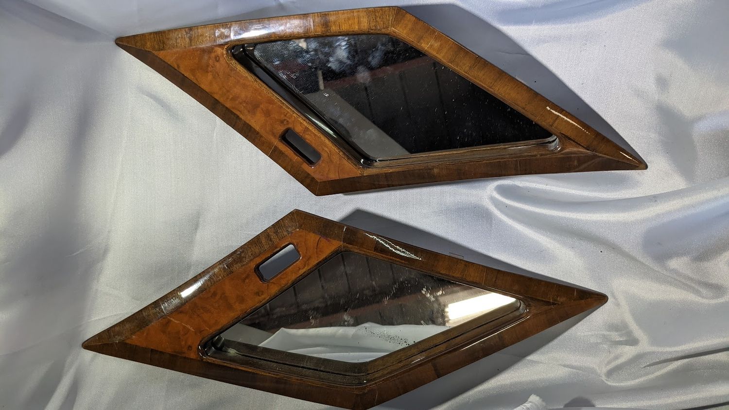 ROLLS ROYCE SILVER SPIRIT DAWN RIGHT AND LEFT REAR VANITY MIRRORS