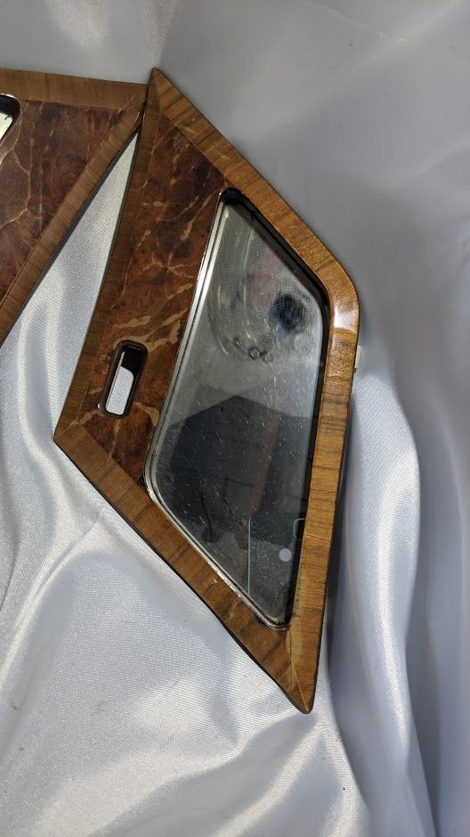 ROLLS ROYCE SILVER SHADOW REAR RIGHT and LEFT VANITY MIRRORS SET