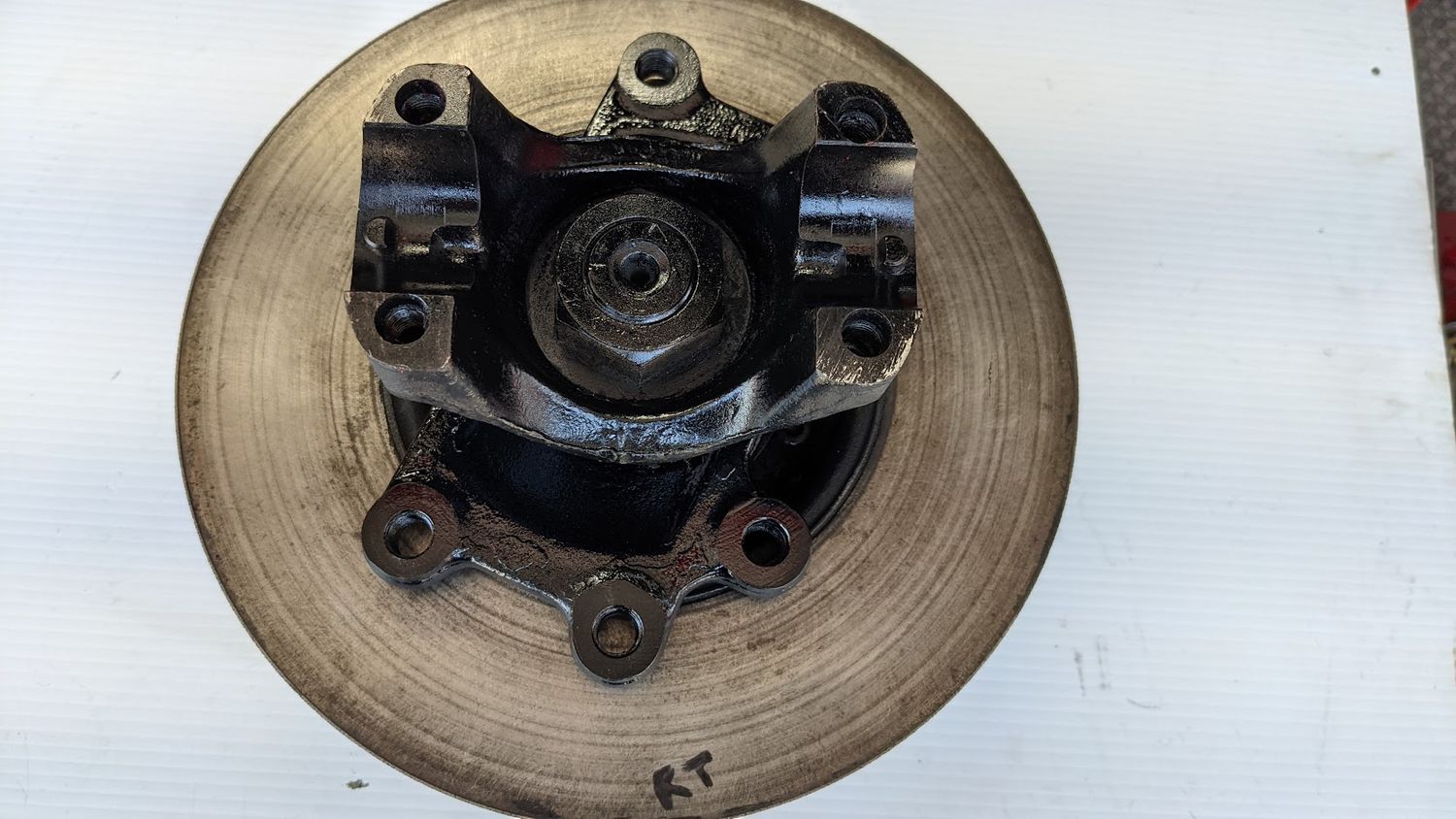 Rolls Royce Silver Shadow Corniche Rear RIGHT hub complete with rotor pre owned