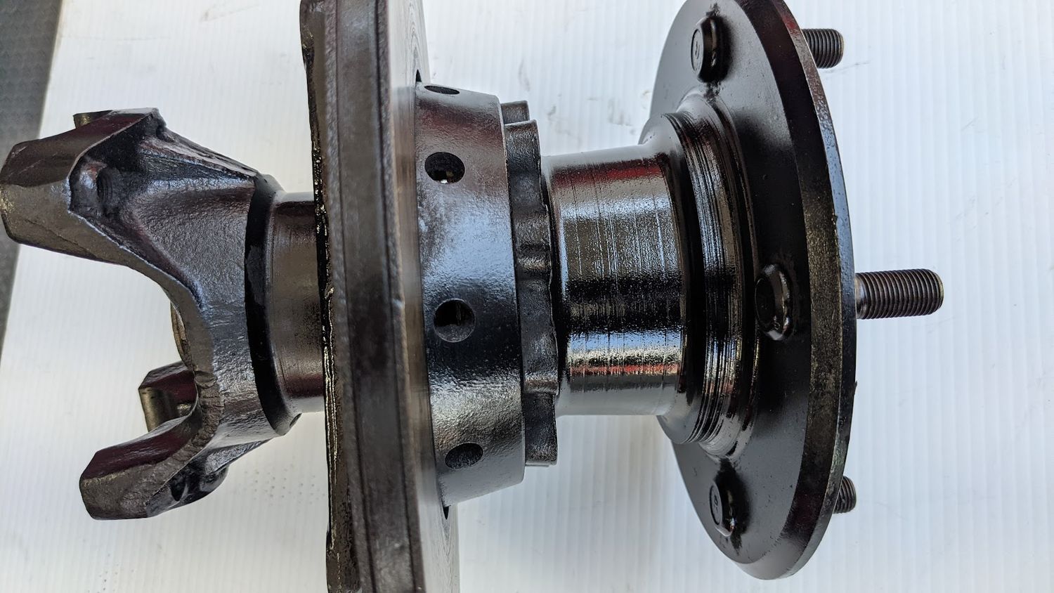 Rolls Royce Silver Shadow Corniche Rear RIGHT hub complete with rotor pre owned