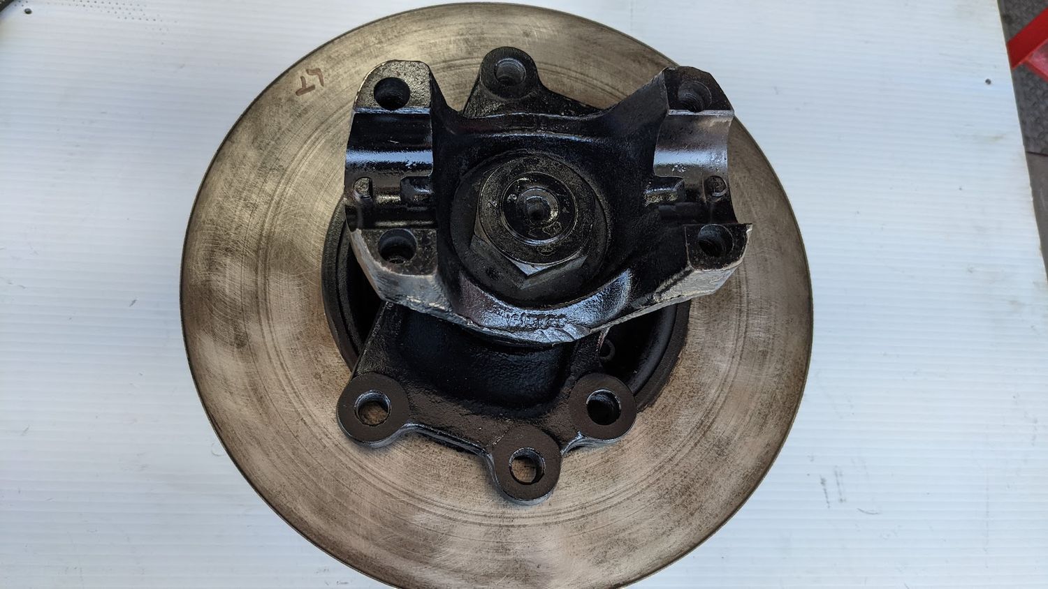 Rolls Royce Silver Shadow Corniche Rear LEFT hub complete with rotor pre owned