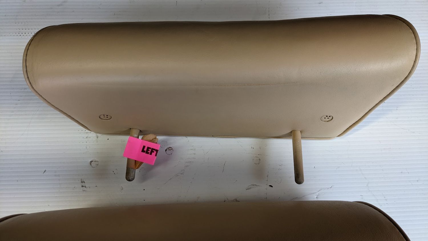 67 to 80 Rolls Royce Silver Shadow REAR LEFT and RIGHT seat HEADREST