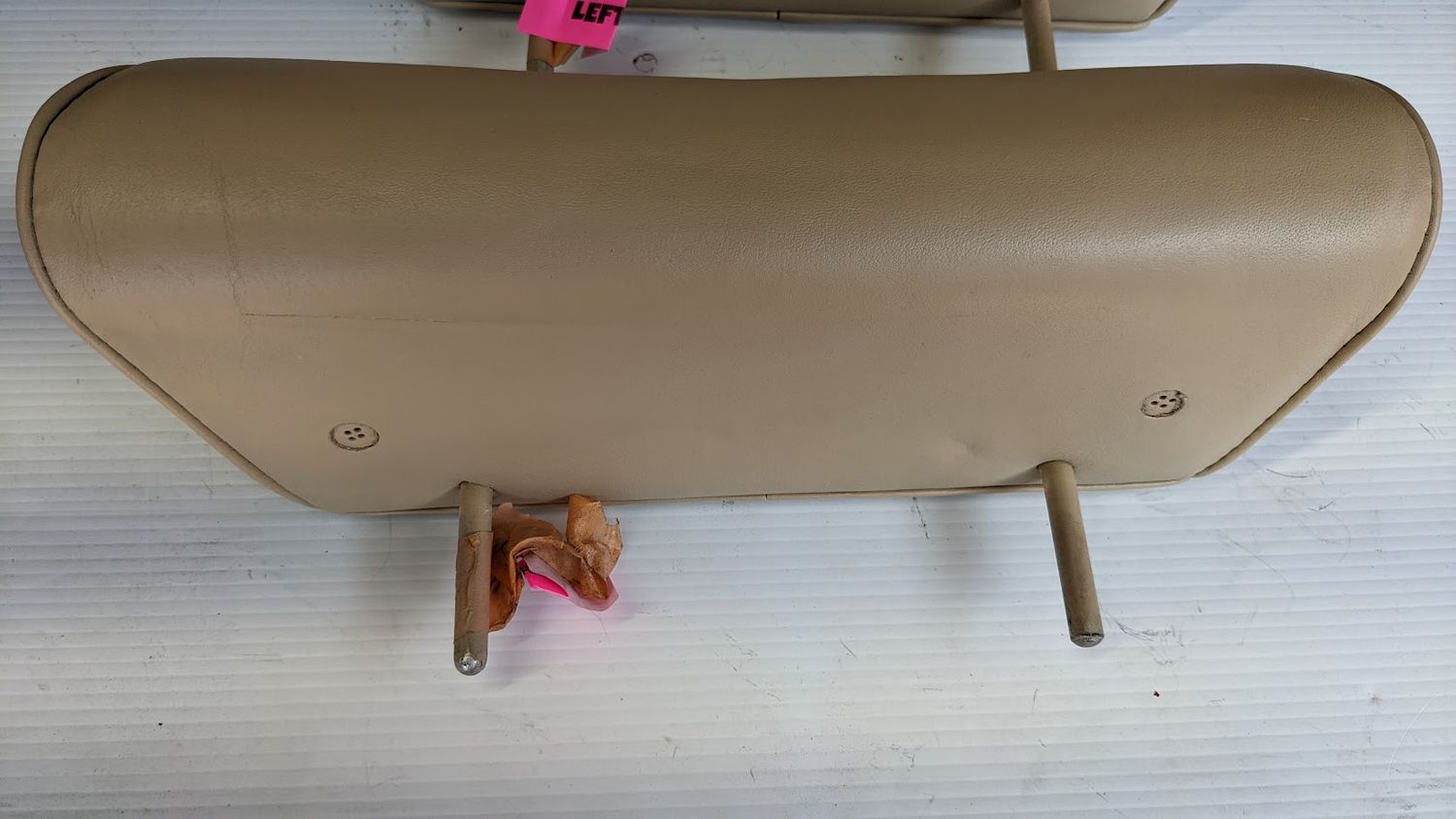 67 to 80 Rolls Royce Silver Shadow REAR LEFT and RIGHT seat HEADREST