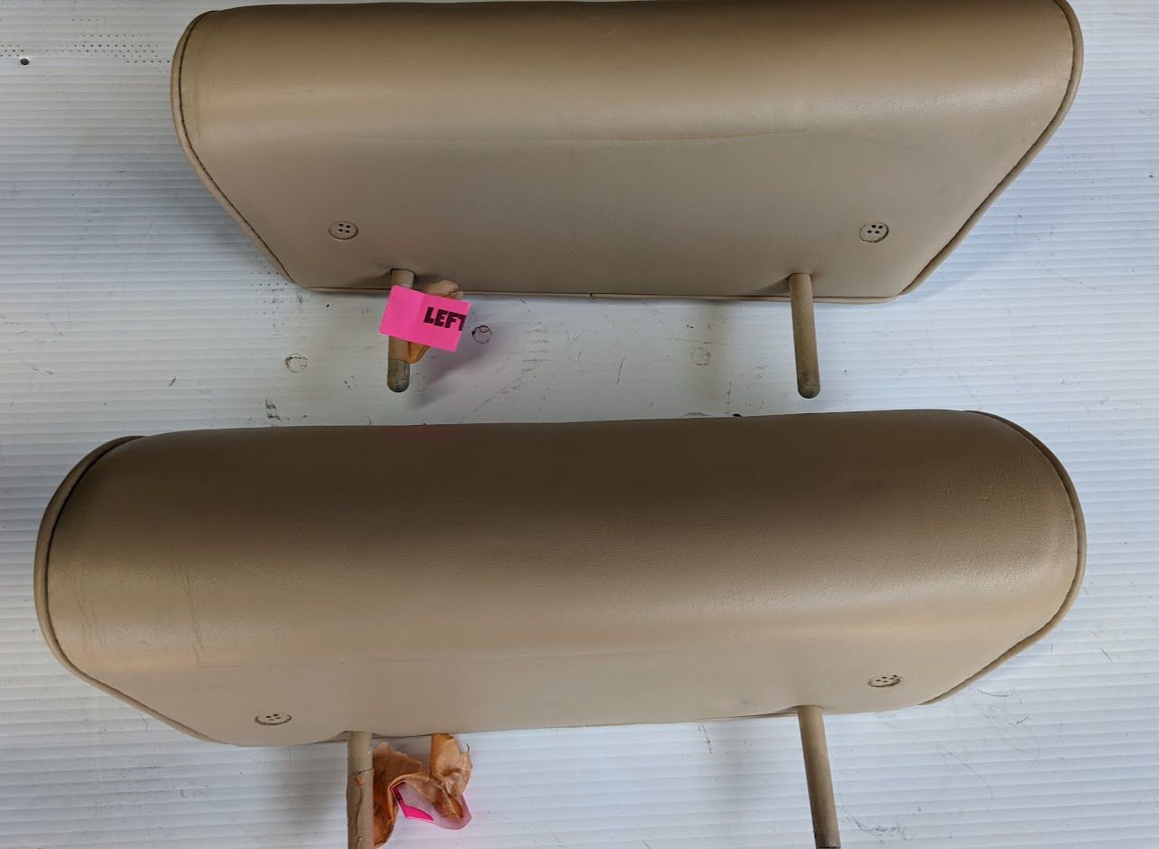 67 to 80 Rolls Royce Silver Shadow REAR LEFT and RIGHT seat HEADREST
