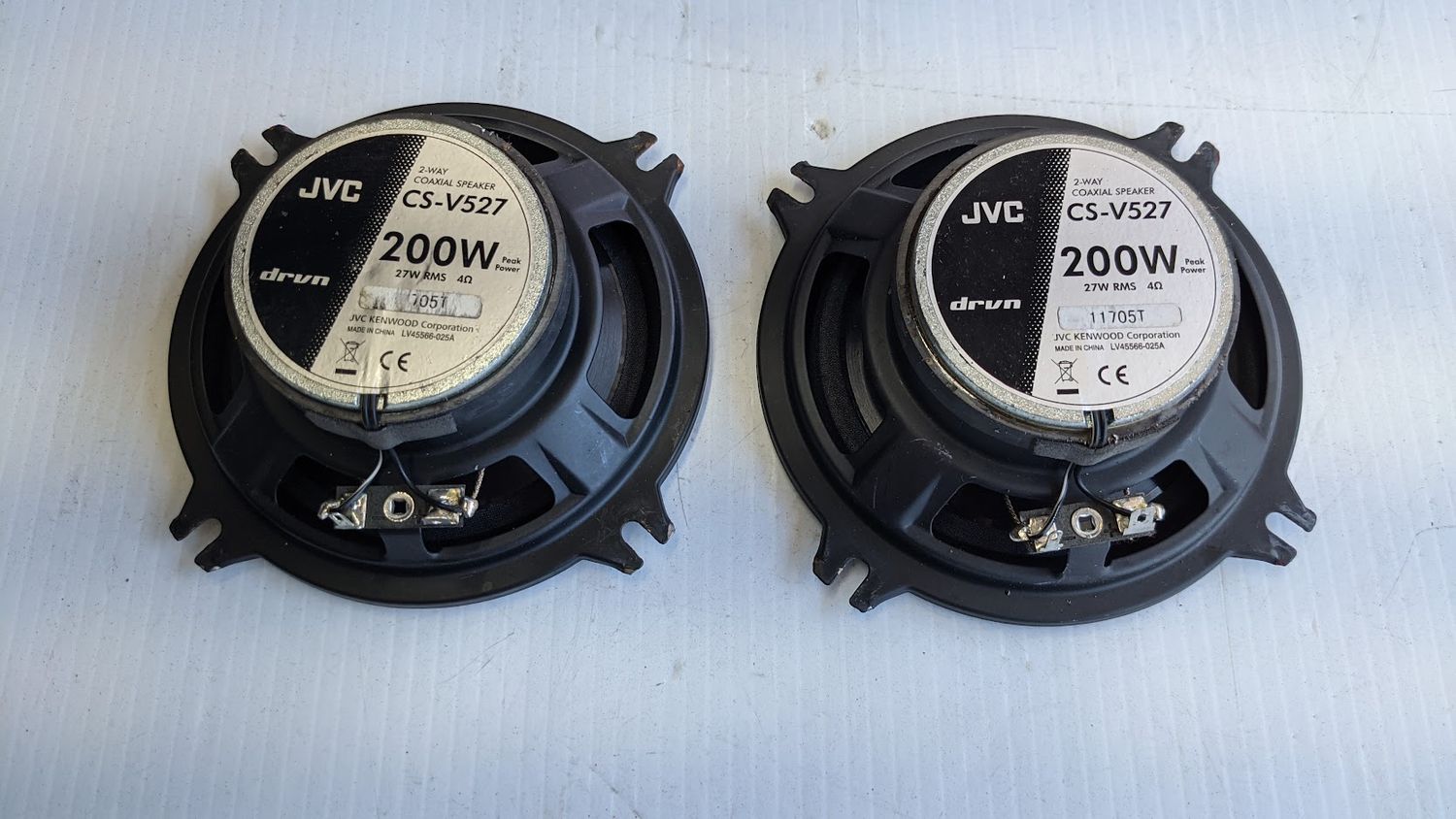 FERRARI 348 PARTS by JVC DOOR mounted PAIR OF SPEAKERS