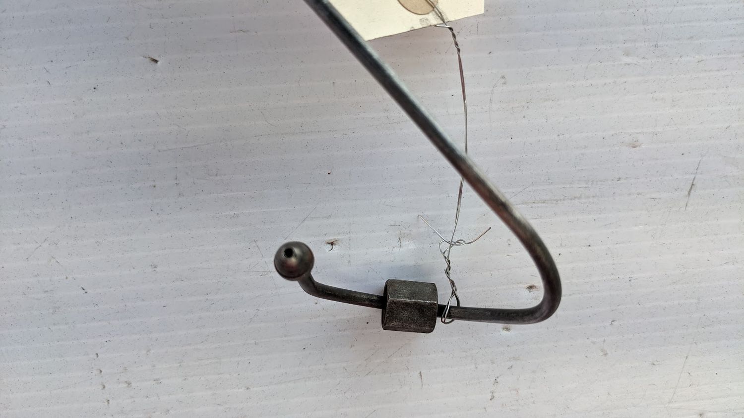 Ferrari 308 FUEL LINE HOSE FROM TOP DISTRIBUTOR TO INJECTOR #2 115321 REAR BANK