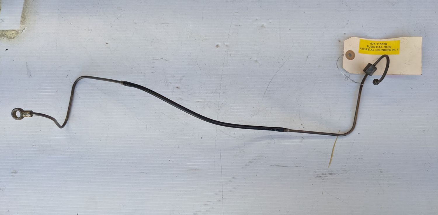 Ferrari 308 FUEL LINE HOSE FROM TOP DISTRIBUTOR TO INJECTOR #7 115326 REAR BANK