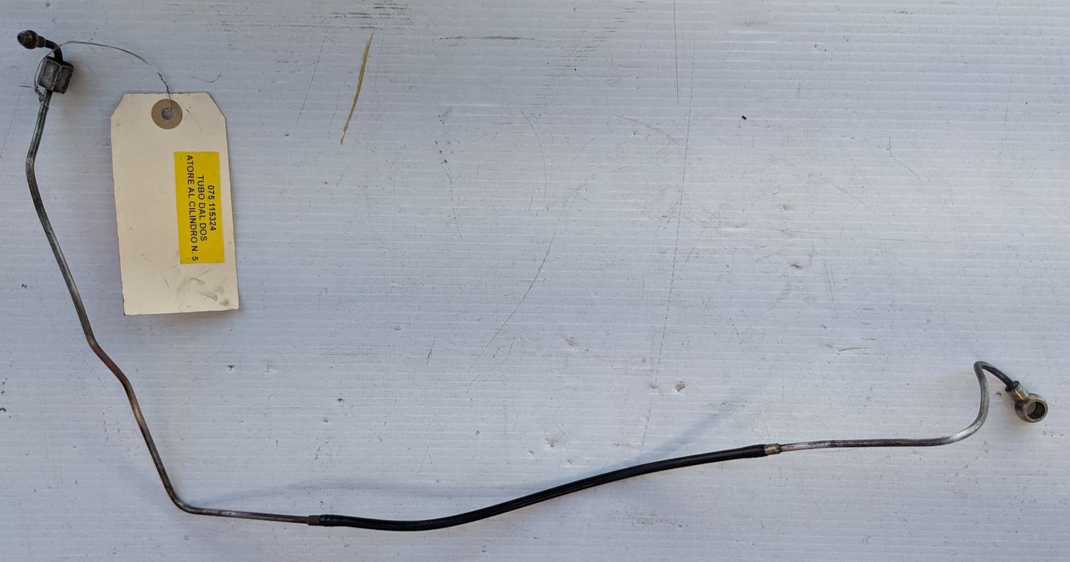 Ferrari 308 FUEL LINE HOSE FROM TOP DISTRIBUTOR TO INJECTOR #5 115324 REAR BANK