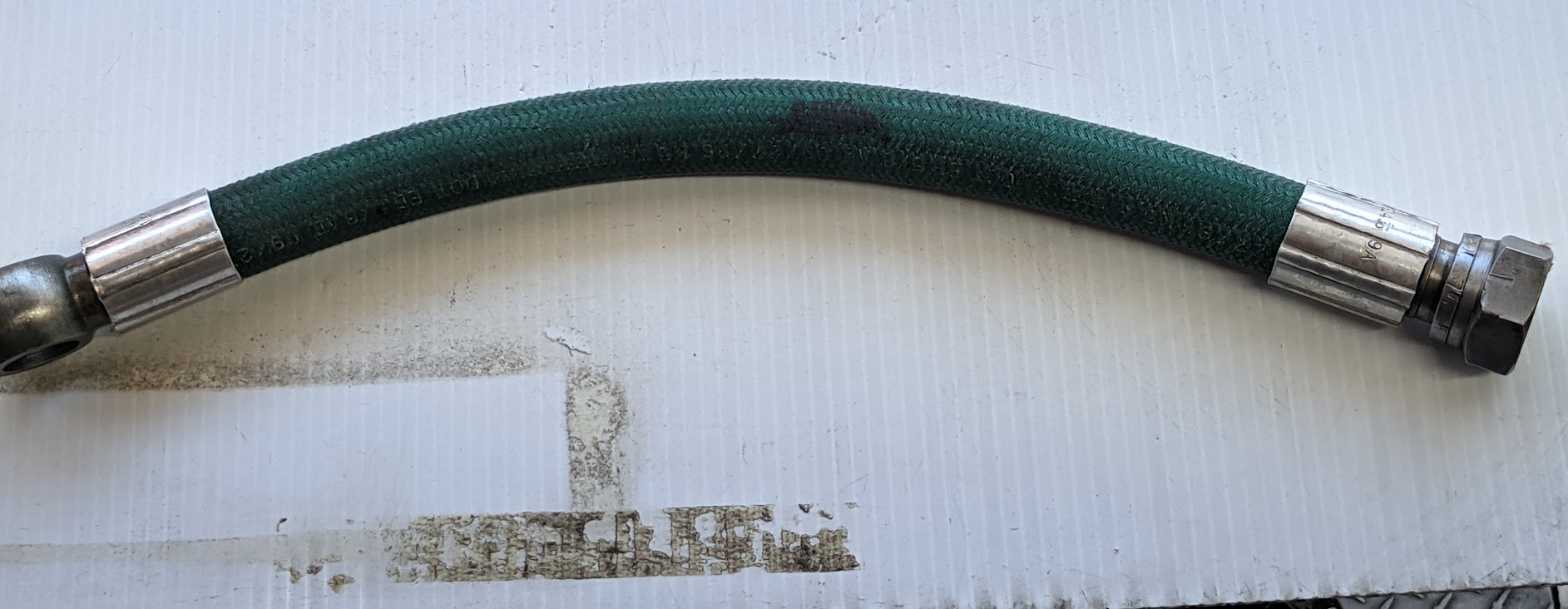 Ferrari 308 engine motor OIL COOLER RADIATOR UPPER HOSE 110931 img