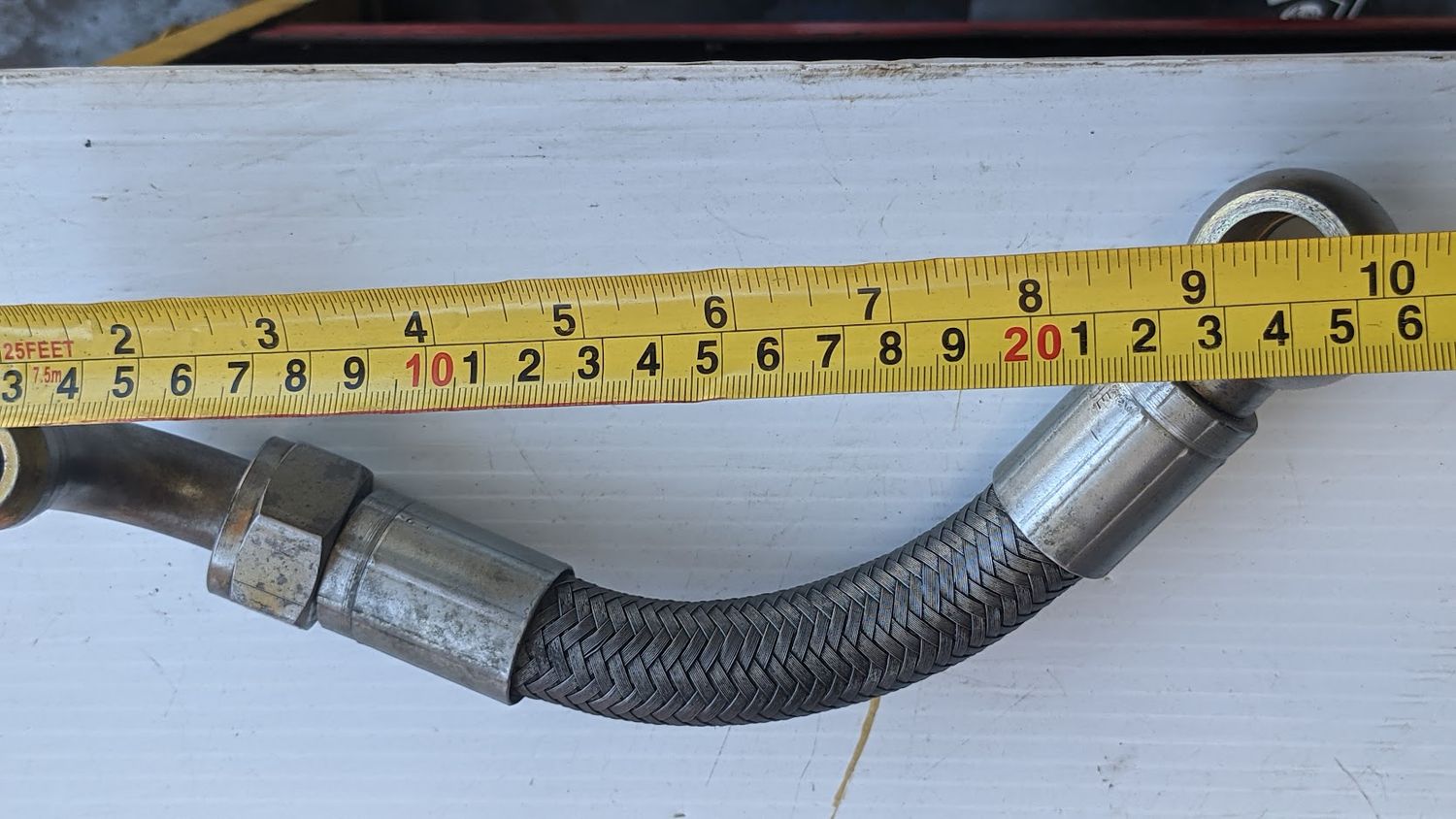 Ferrari 308 engine motor OIL COOLER RADIATOR lower HOSE 114920