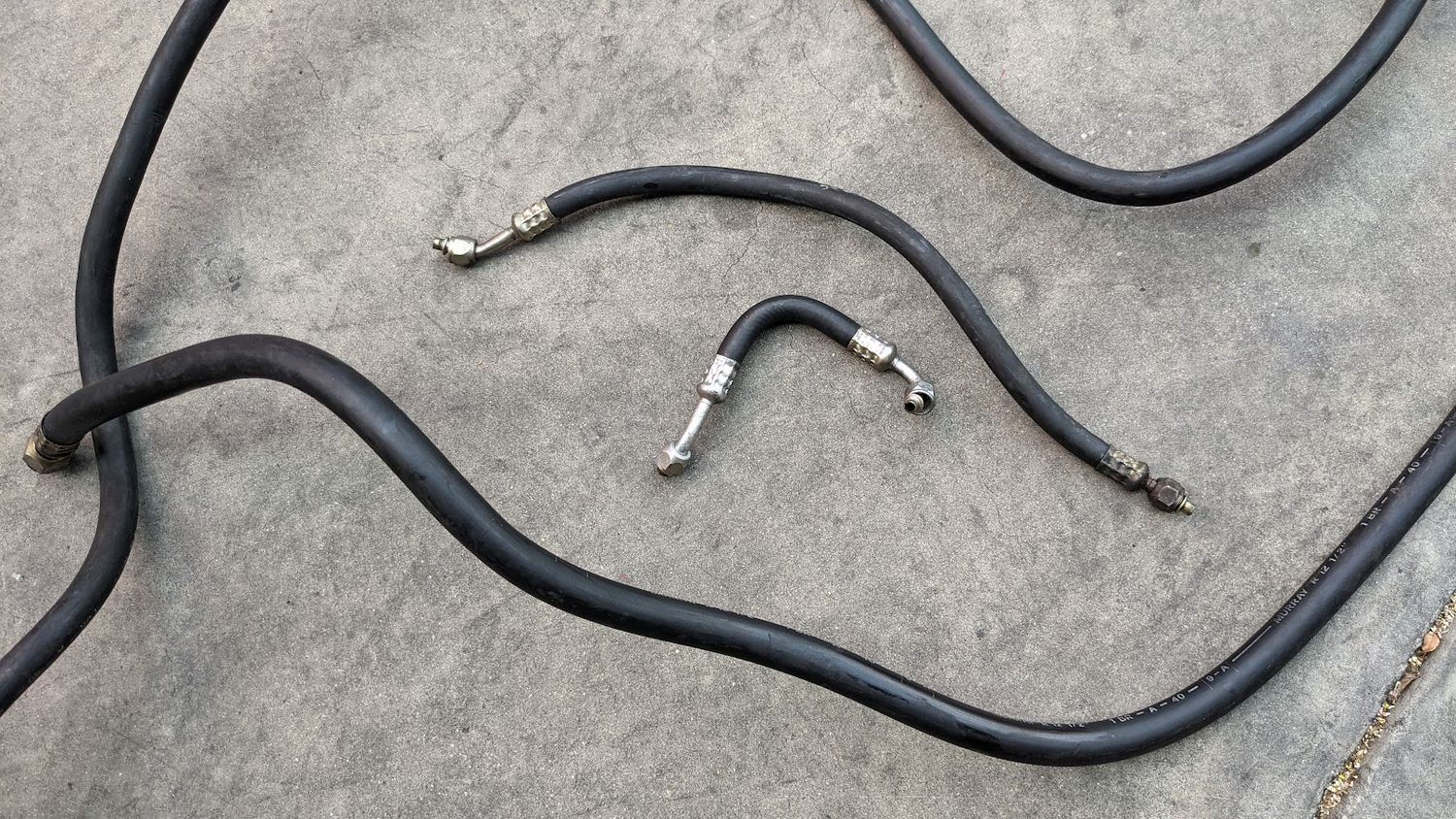 FERRARI 308 PARTS GTS AIR CONDITIONING hose kit SET PRE OWNED