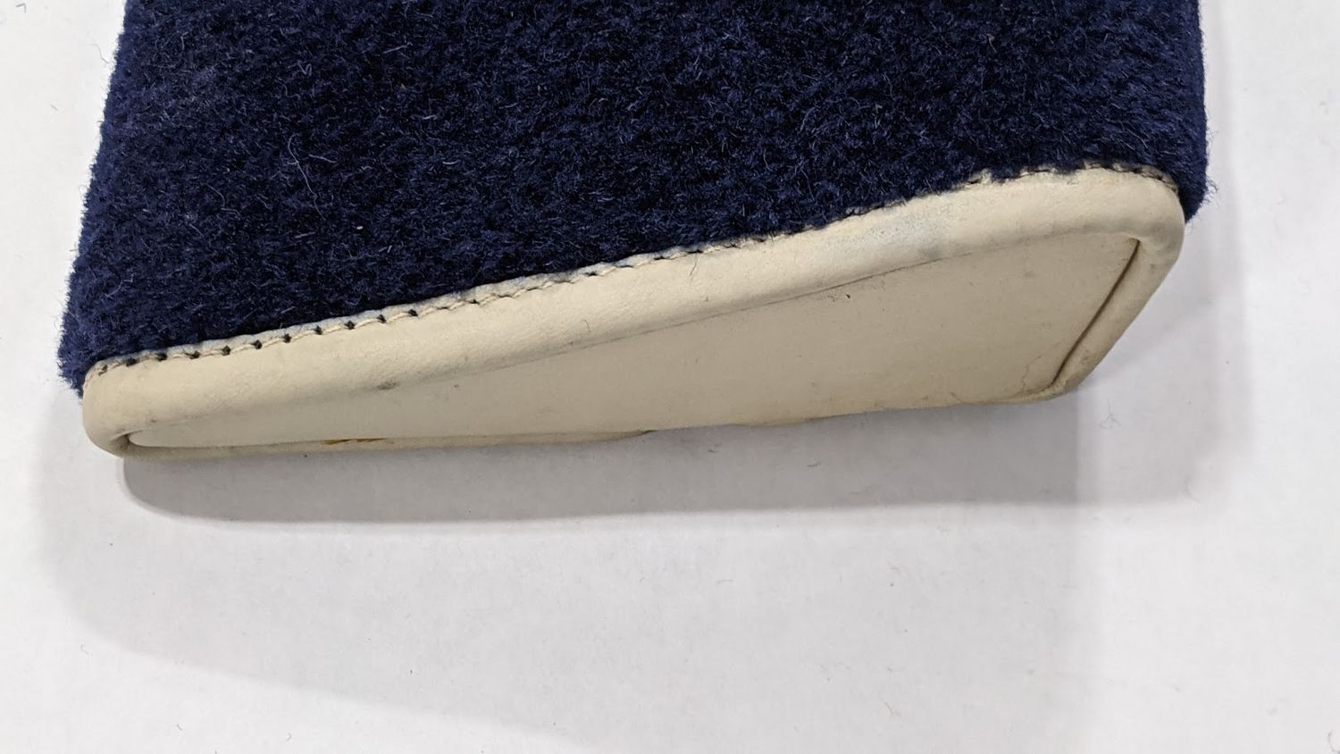 70 to 98 ROLLS ROYCE SILVER SHADOW SPUR rear foot STOOL BLUE AND MAGNOLIA