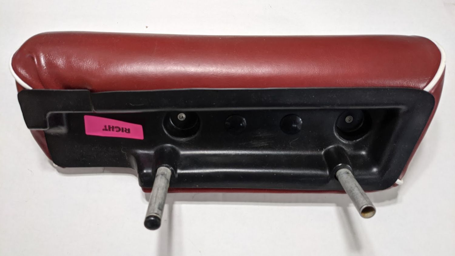 ROLLS ROYCE SILVER SPUR RIGHT REAR HEAD REST RED excellent condition