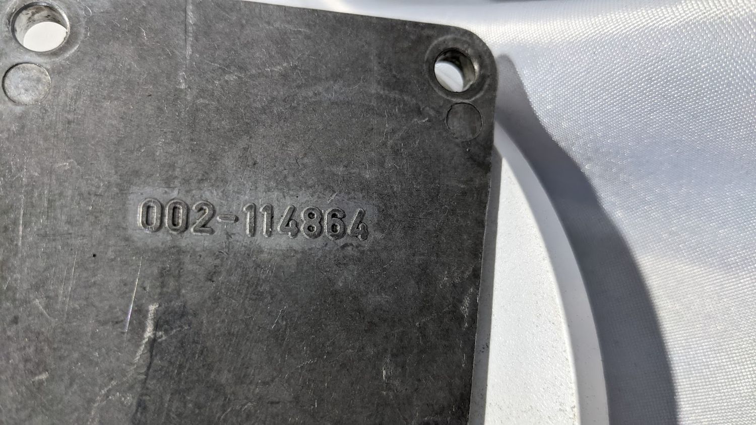 FERRARI 308 PARTS TRANSMISSION SHIFTING SELECTOTBASE PLATE 2 114864