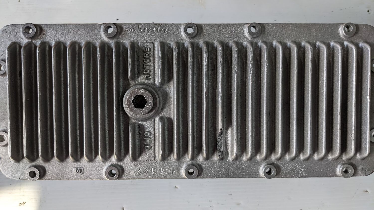 FERRARI 308 PARTS ENGINE OIL PAN PRE OWNED 109313