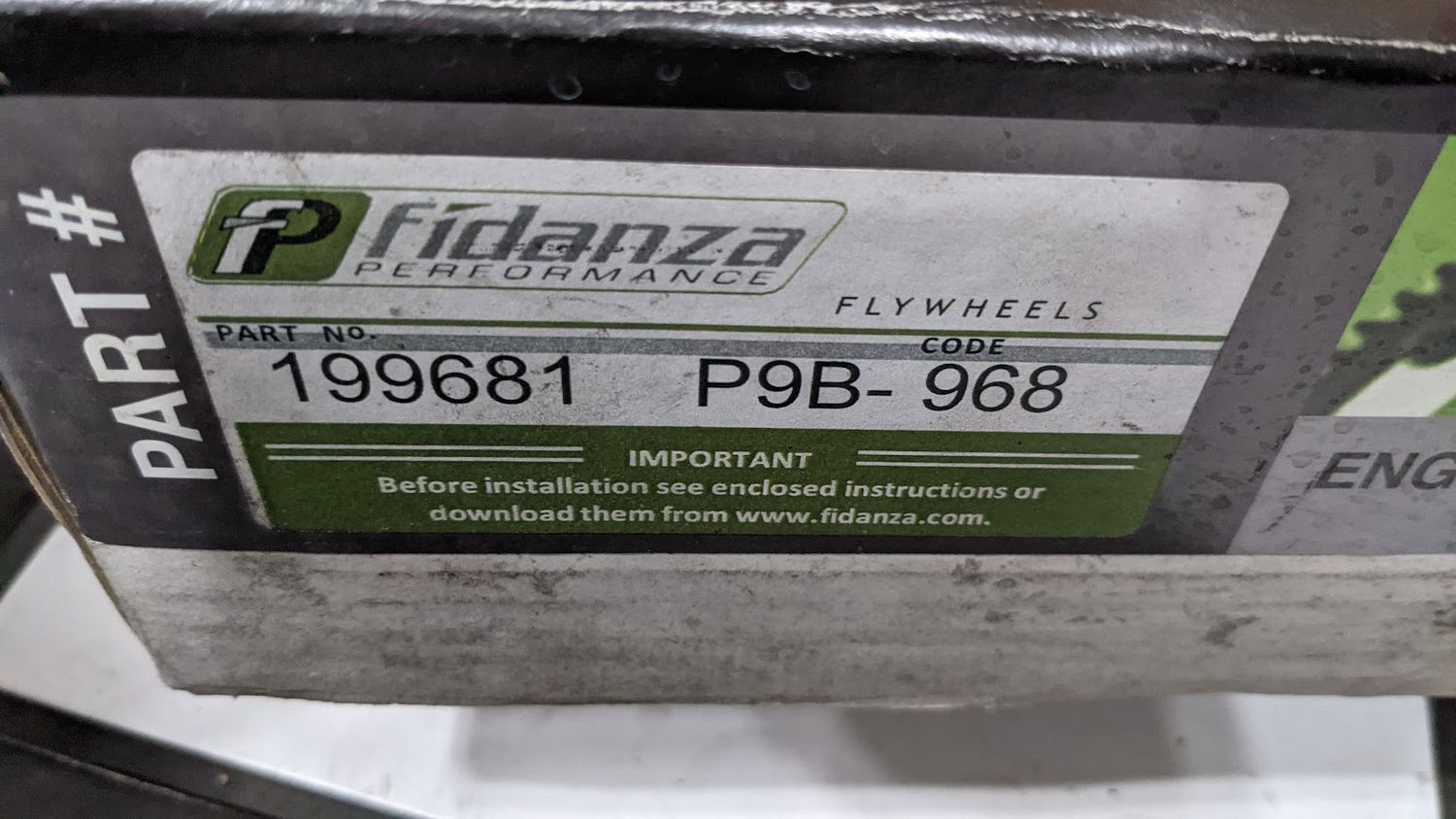 Fidanza 199681 Flywheel (Aluminum For 92-95 Porsche 968 3.0L), 1 Pack 199681