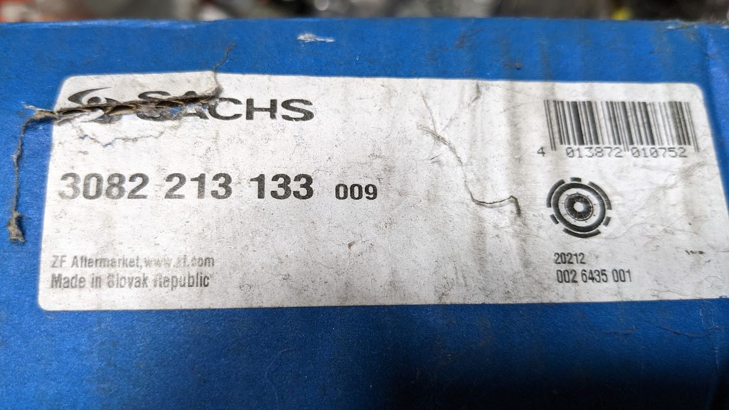 Porsche Clutch Pressure Plate - 240 mm - 96411602890 - Sachs 3082213133
