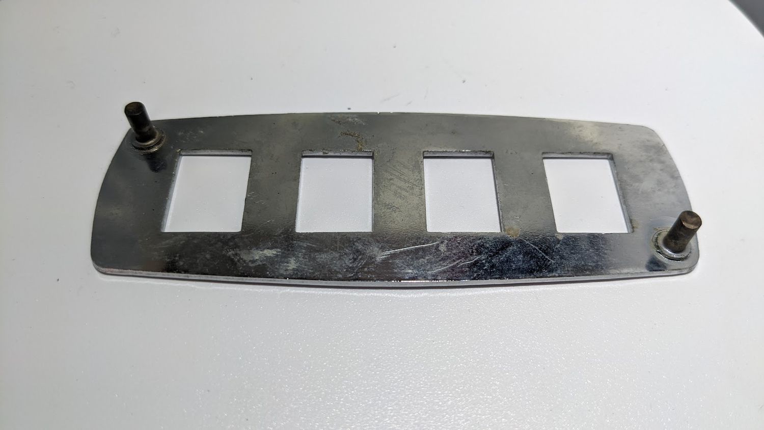 ROLLS ROYCE SILVER SPIRIT DAWN CHROME DRIVER WINDOW SWITCH BEZEL ESTUCHEON UD20962