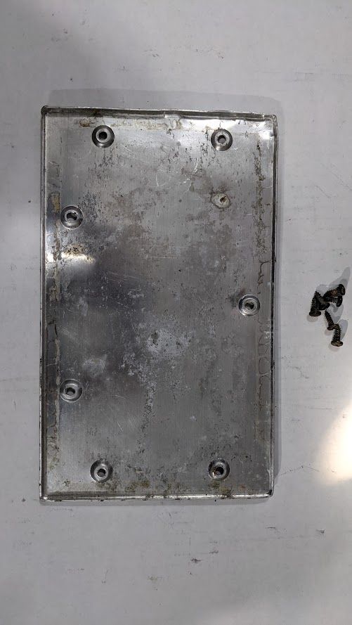 FERRARI 308 PARTS GTS FRONT LOWER FLOOR PEDAL COVER PLATE  60060001