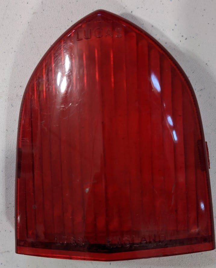 65 - 80 ROLLS ROYCE SILVER SHADOW left right rear tail light LENS RED turn signal CD4869