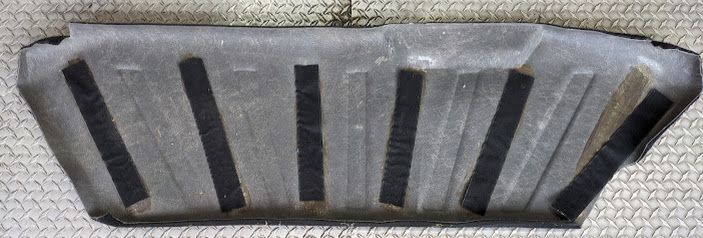 FERRARI 456 PART TRUNK BLACK GAS TANK LINER CARPET 65806790