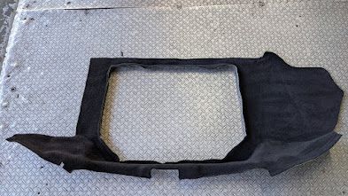 FERRARI 456 PART TRUNK BLACK FLOOR LINER CARPET 65419090