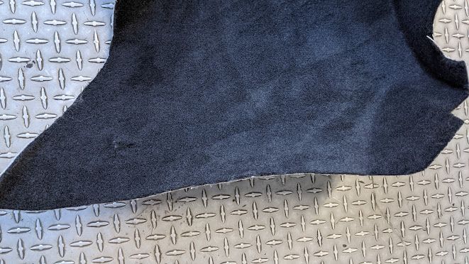 FERRARI 456 PART TRUNK BLACK RH SIDE LINER CARPET 65671890